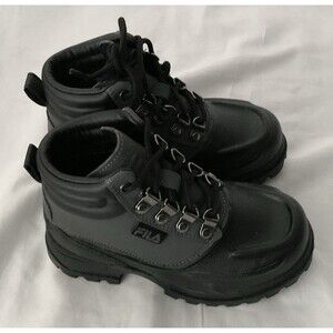 Fila Big Kids Weathertec Hiking Boots from Finish Line Size 11, Black NWT